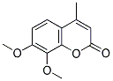 7,8-DIMETHOXY-4-METHYLCOUMARIN Struktur