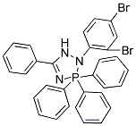 2-(2,4-DIBROMOPHENYL)-3,3,3,5-TETRAPHENYL-2,3-DIHYDRO-1H-1,2,4,3LAMBDA5-TRIAZAPHOSPHOLE Struktur