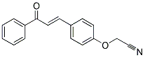 2-[4-(3-OXO-3-PHENYLPROP-1-ENYL)PHENOXY]ACETONITRILE Struktur