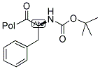 BOC-PHE-MERRIFIELD RESIN Struktur