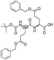 BOC-GLU(OBZL)-GLU(OBZL)-OH Struktur