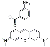 5-AMINOTETRAMETHYLRHODAMINE Struktur