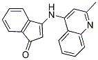 3-((2-METHYL-4-QUINOLYL)AMINO)INDEN-1-ONE Struktur