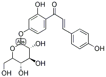 ISOLIQUIRITIGENIN 4'-O-GLUCOSIDE Struktur