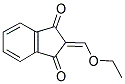 2-(ETHOXYMETHYLENE)INDANE-1,3-DIONE Struktur