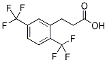 2,5-BIS(TRIFLUOROMETHYL)HYDROCINNAMIC ACID Struktur