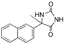 5-METHYL-5-NAPHTHALEN-2-YL-IMIDAZOLIDINE-2,4-DIONE Struktur