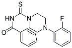 N-((4-(2-FLUOROPHENYL)PIPERAZINYL)THIOXOMETHYL)BENZAMIDE Struktur