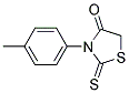 3-(4-METHYLPHENYL)-2-THIOXO-1,3-THIAZOLIDIN-4-ONE Struktur