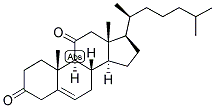 20-ISO-5-CHOLESTEN-3,11-DIONE Struktur