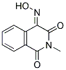 2-METHYL-1,3,4(2H)-ISOQUINOLINETRIONE 4-OXIME Struktur