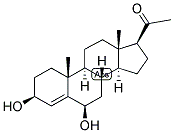 4-PREGNEN-3-BETA, 6-BETA-DIOL-20-ONE Struktur