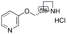 3-(2(S)-AZETIDINYLMETHOXY)PYRIDINE HYDROCHLORIDE Struktur