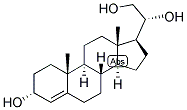 4-PREGNEN-3-ALPHA, 20-ALPHA, 21-TRIOL Struktur