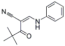 2-(2,2-DIMETHYLPROPANOYL)-3-(PHENYLAMINO)PROP-2-ENENITRILE Struktur