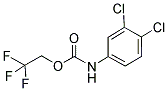 2,2,2-TRIFLUOROETHYL 3,4-DICHLOROPHENYLCARBAMATE Struktur