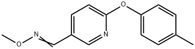 6-(4-METHYLPHENOXY)NICOTINALDEHYDE O-METHYLOXIME Struktur