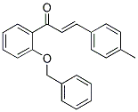 1-[2-(BENZYLOXY)PHENYL]-3-(4-METHYLPHENYL)PROP-2-EN-1-ONE Struktur