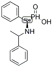 N-(1-(R)-METHYLBENZYL)-(R)-1-AMINO(1-PHENYL)- METHANE PHOSPHINIC ACID Struktur