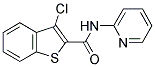 3-CHLORO-N-PYRIDIN-2-YL-1-BENZOTHIOPHENE-2-CARBOXAMIDE Struktur