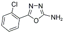 2-AMINO-5-(2-CHLOROPHENYL)-1,3,4-OXADIAZOLE Struktur