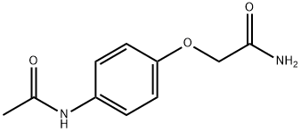 N-(4-(CARBAMOYLMETHOXY)PHENYL)ETHANAMIDE Struktur