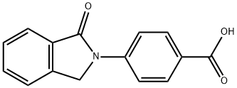 4-(1-OXO-1,3-DIHYDRO-2H-ISOINDOL-2-YL)BENZOIC ACID Struktur