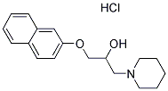 1-(2-NAPHTHYLOXY)-3-PIPERIDIN-1-YLPROPAN-2-OL HYDROCHLORIDE Struktur