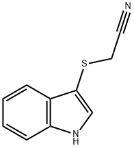 (INDOL-3-YLTHIO)ACETONITRILE Struktur