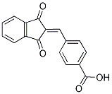 4-((1,3-DIOXOINDAN-2-YLIDENE)METHYL)BENZOIC ACID Struktur