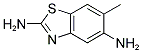 6-METHYL-BENZOTHIAZOLE-2,5-DIAMINE Struktur