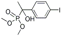 DIMETHYL [1-HYDROXY-1-(4-IODOPHENYL)ETHYL]PHOSPHONATE Struktur