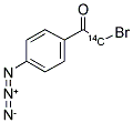 P-AZIDOPHENACYL BROMIDE-1-14C Struktur