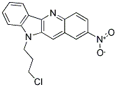 10-(3-CHLOROPROPYL)-2-NITRO-10H-INDOLO[3,2-B]QUINOLINE Struktur