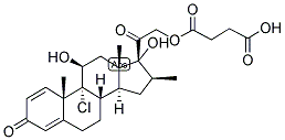 1,4-PREGNADIEN-9-ALPHA-CHLORO-16-BETA-METHYL-11-BETA, 17,21-TRIOL-3,20-DIONE 21-HEMISUCCINATE|