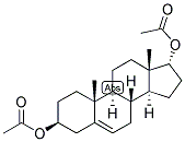 5-ANDROSTEN-3-BETA, 17-ALPHA-DIOL DIACETATE Struktur