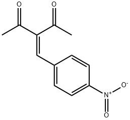 3-[(4-NITROPHENYL)METHYLENE]-2,4-PENTANEDIONE Struktur