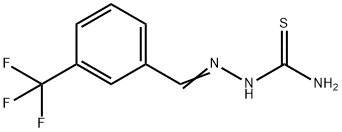 AMINO((1-AZA-2-(3-(TRIFLUOROMETHYL)PHENYL)VINYL)AMINO)METHANE-1-THIONE Struktur