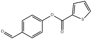 4-FORMYLPHENYL THIOPHENE-2-CARBOXYLATE Struktur