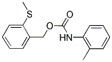 2-(METHYLSULFANYL)BENZYL N-(2-METHYLPHENYL)CARBAMATE Struktur