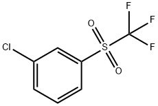 1-CHLORO-3-TRIFLUOROMETHANESULFONYL-BENZENE Struktur