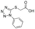 (1-PHENYL-1 H-TETRAZOL-5-YLSULFANYL)-ACETIC ACID Struktur