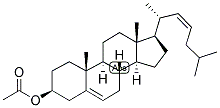 5,22Z-CHOLESTADIEN-3BETA-OL 3-ACETATE Struktur