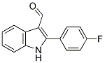 2-(4-FLUOROPHENYL)-1H-INDOLE-3-CARBALDEHYDE Struktur