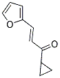 1-CYCLOPROPYL-3-(2-FURYL)-2-PROPEN-1-ONE Struktur