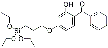 2-HYDROXY-4-(3-TRIETHOXYPROPOXY)DIPHENYLKETONE Struktur