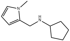 N-((1-METHYL-1H-PYRROL-2-YL)METHYL)CYCLOPENTANAMINE Struktur