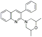 2-(2,6-DIMETHYLMORPHOLINO)-3-PHENYLQUINOLINE Struktur