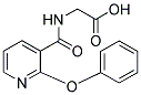 2-[[(2-PHENOXY-3-PYRIDYL)CARBONYL]AMINO]ACETIC ACID Struktur