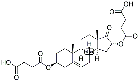 16ALPHA-HYDROXYDEHYDROEPIANDROSTERONE DIHEMISUCCINATE Struktur